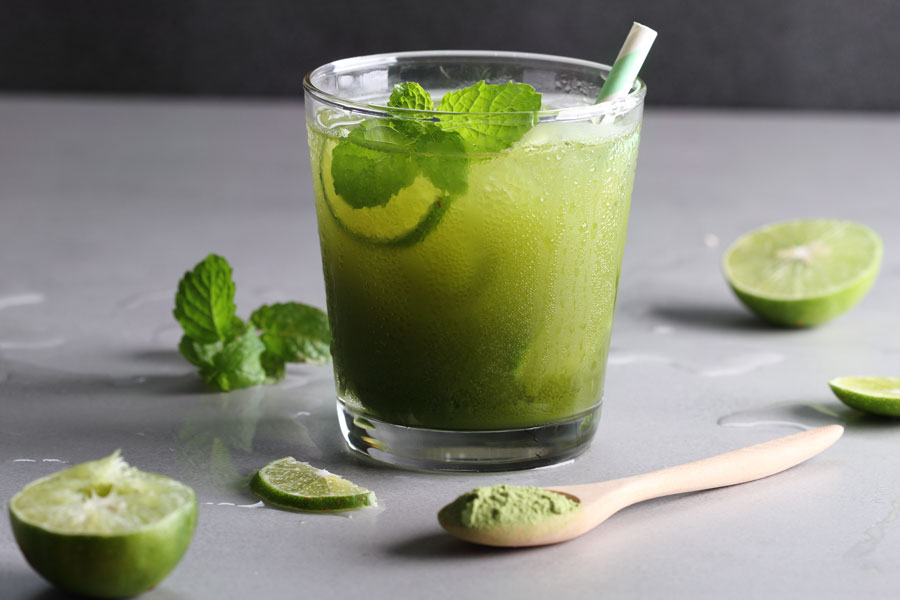 Matcha-Mojito