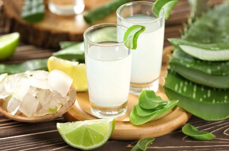 Aloe Vera Saft Mocktails